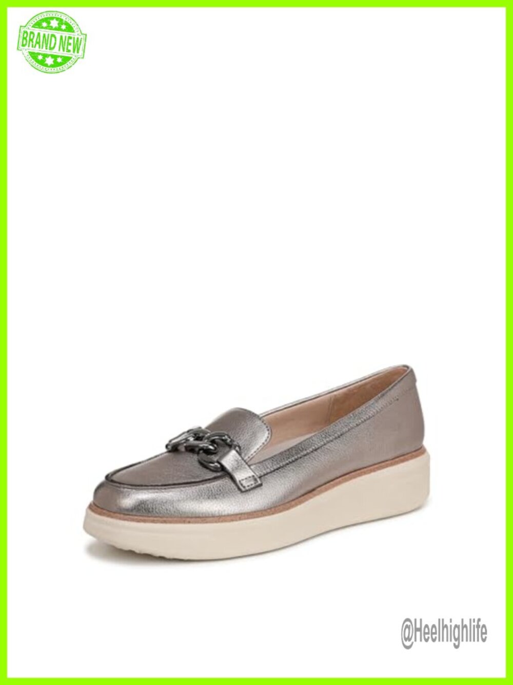 Platform Loafer Slip-On Round Toe Pull-On Soft System Comfort New